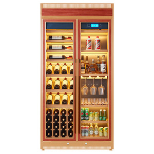 Cave à vin rouge conçue pour les salles à cigares et les caves, réfrigérateur vertical professionnel Hy-380f, unité de refroidissement pour cave à vin Tresanti - Product Image 2