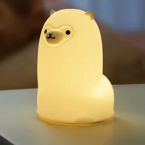 Decorazione della stanza creativa di vendita calda ha condotto la luce notturna ricaricabile USB del fumetto lampada da scuola materna animale carina lampada da notte per camera da letto utilizzata - Product Image 4