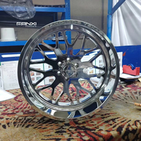 Velg Alloy Tempa Deep Dish 20x10 22x12 24x14 26x14 Roda Tempa Pickup 6x139.7 8x170 8x180 6x135 untuk Ford F150 F250 Chevrolet