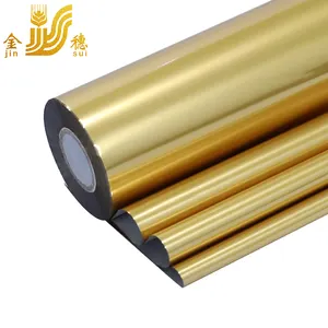 JINSUI матовая Золотая алюминиевая теплопроводная пленка для горячего тиснения, фольга для пластика, ПВХ