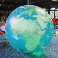 Ballon géant de la planète Terre de 2/3/4 m, vente chaude, ballons gonflables géants pour la promotion, modèle de globe terrestre