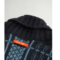 Nouveau Cardigan en Tricot Simple pour Homme Hiver 2025 – Vente en Gros, Fabrication Professionnelle ODM, Fourrure Artificielle Épaisse – Meilleure Vente