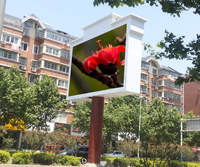 Panneau d'affichage LED extérieur pour publicité, panneau numérique de rue, panneau LED P4, IP65 étanche, HDR10+, luminosité 10000cd