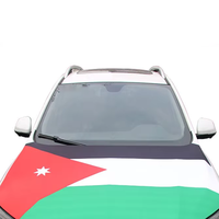 Bandera Rectangular Plegable para Capó de Coche, con Diseño de León de México e Irán, en Tela Elástica de Poliéster, Impresión Digital, Logotipo Personalizado, para Exteriores, Nueva y Económica 2026