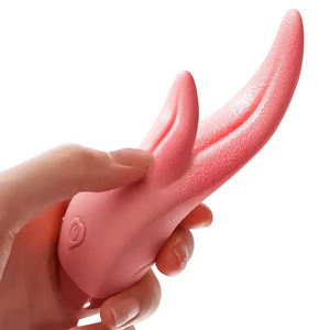 G-spot Nipple Stimulator Heating Licking Tongue <b>Vibrator</b> Sex Toys for Woman with Double Tongue - Product Image 4