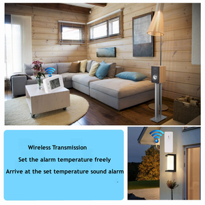 Digital Indoor Outdoor Termômetro Sem Fio Temperatura Medidor Alarme Frigorífico Termômetro com magnético (Coréia Proíbe Vendas) - Product Image 3