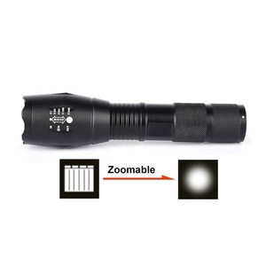 Tốt Nhất Nhôm Sáng Led Sạc Cầm Tay 18650 Pin Hoặc 3 * AAA 10 Wát LED Tactical Đèn Pin - Product Image 2