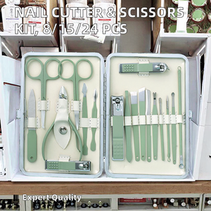 Kit de Manucure et Pédicure Professionnel 5-en-1 en Acier Inoxydable – Coupe-Ongles et Ciseaux – Trousse d'Outils pour Hommes – Vente Flash - Product Image 2
