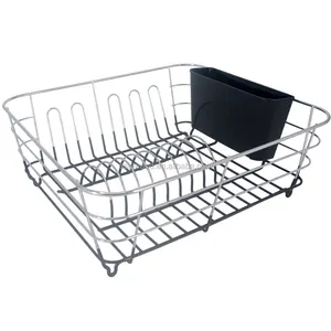 New Design Chrome Plated Dish Rack Plastic High Quality