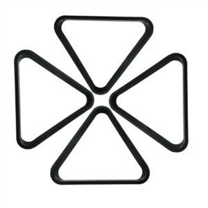 Accessoires de billard américain en plastique <span class=keywords><strong>noir</strong></span>, <span class=keywords><strong>triangle</strong></span>, vente en gros - Product Image 1