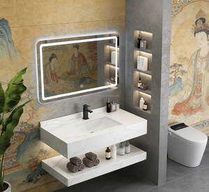 <span class=keywords><strong>Lavabo</strong></span> de Cerámica para Baño, Lavamanos de Cerámica para Encimera, Mueble de Baño con <span class=keywords><strong>Lavabo</strong></span> de Cerámica - Product Image 5