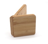 Support de chargeur sans fil en bambou 15W, station de charge rapide sans fil à double bobine, support de téléphone en bambou naturel pour téléphone portable
