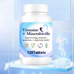Venta al por mayor de fábrica Suplemento DE CUIDADO DE LA SALUD Vitaminas y minerales Cápsulas multivitamínicas Tabletas multivitamínicas para adultos