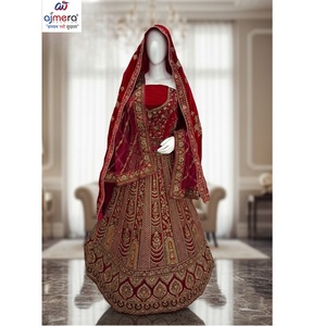 Lehenga de Novia Moderna de Diseñador para Mujer, Ropa Étnica para Bodas y Fiestas, Reversible y de Secado Rápido - Product Image 2