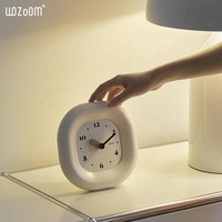 Horloge de bureau en bois de haute qualité de conception originale WOZOOM, horloge de luxe, horloge de table moderne à faire soi-même pour les bureaux et les tables à domicile