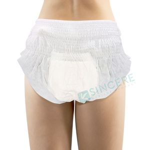 Culotte absorbante jetable imprimée super absorbante, ultra-épaisse, respirante, de qualité supérieure, pour adultes, avec protection 3D contre les fuites - Product Image 2