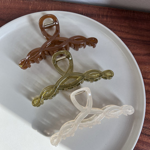 Zi teng bọc giấm <span class=keywords><strong>clip</strong></span>, có sẵn trong ba màu sắc để tạo ra một kiểu tóc lười biếng phân hủy sinh học, và logo có thể in - Product Image 2