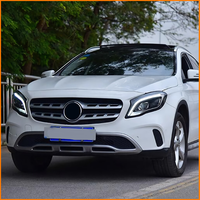 Pour Mercedes Benz Classe GLA W156 X156 2015-2019, mise à niveau Facelift, configuration haut de gamme, ensemble de phares à LED à double lentille de projection
