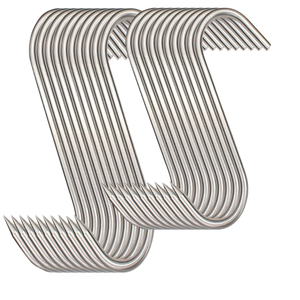 Gancho de Carne de Acero Inoxidable 304 de Doble <span class=keywords><strong>Punta</strong></span> Afilada, Gancho de Carnicero para Colgar en Mataderos y Procesamiento de Carne Fresca - Product Image 1