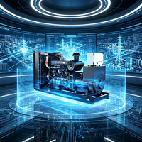 Groupe électrogène diesel 50 kW, type super silencieux, démarrage automatique, ATS, démarrage à distance, 50 Hz, pour usage industriel
