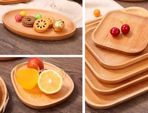 Custom Logo Real Acacia Wooden Sushi Cheese <strong>Dessert</strong> Platters Food Serving <strong>Tray</strong> Plate Tea Coffee Cup Candle Deco Trinket <strong>Tray</strong> - Product Image 6