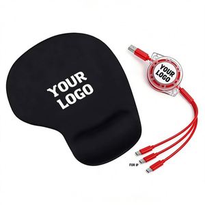 Factory Wholesale Custom Logo Mouse Pad Promotion Business Office Gift Desk Mat Rubber PVC Printing Logo Wrist Rest Eva Mousepad - Product Image 1
