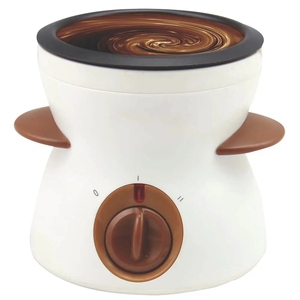 Fondoir à chocolat électrique 350ml meilleur cadeau fête bricolage bonbons <span class=keywords><strong>fromage</strong></span> <span class=keywords><strong>Fondue</strong></span> Machine automatique pot de fusion avec fourchette - Product Image 3
