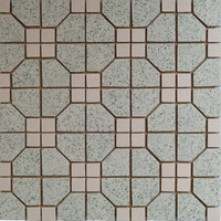 Carreau de céramique de cafétéria de style rétro de Hong Kong Carreau de pierre de mosaïque de style ancien Imperméable et résistant à l'usure
