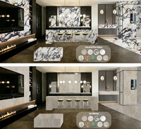 Solution de fabrication sur mesure PerfectStone pour l'intérieur et l'extérieur : solution unique en pierre naturelle et marbre pour projets de villas de luxe