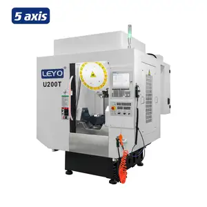 Leyo U200t Working Table 260mm 5 Axis Compact Machining Center Drilling Tapping Center Machining Center