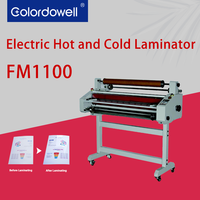 WD FM-1100 Nouvel équipement de post-pressage semi-automatique électrique à rouleaux chauds et froids 1050 mm/41 pouces