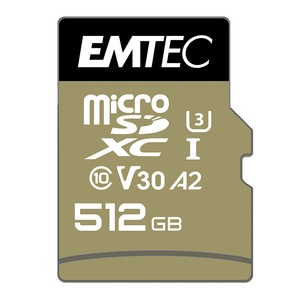 Emtec V30 Speed in Pro Micro SDXC 256 Go Classe 10 UHS1-U3 V30 Lecture/Écriture - 256 Go à 1 To - Product Image 2