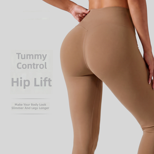 Leggings Deportivos de Yoga para Mujer, de Cintura Alta, Efecto Segunda Piel, Elásticos en Cuatro Direcciones, Sólidos, con Efecto Vientre Plano y Realce de Cadera, para Fitness y Jogging - Product Image 2