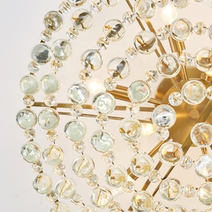 Moderna Illuminazione Di Cristallo Di Lusso Lampadario Finitura Oro <span class=keywords><strong>Led</strong></span> Lampadario Moderno - Product Image 3