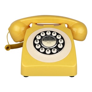 Décoration de ligne fixe Hotsell Vintage OEM ODM <span class=keywords><strong>pour</strong></span> cadeau Mariage Clé Cadran Audio Antique Classique Vintage Téléphone - Product Image 3