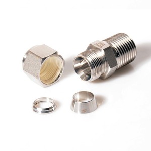 ข้อต่อตรงแบบสองเฟอร์รูล สแตนเลส F53 2507 สำหรับท่อไฮดรอลิก ขนาด 2-50 - Product Image 5
