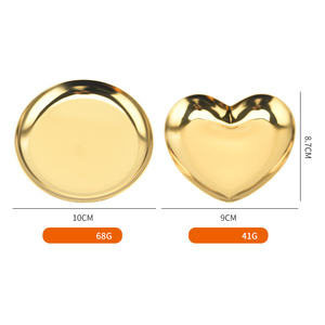 <span class=keywords><strong>Vassoio</strong></span> per <span class=keywords><strong>candele</strong></span> per aromaterapia in acciaio inossidabile personalizzato <span class=keywords><strong>vassoio</strong></span> per esposizione di gioielli <span class=keywords><strong>con</strong></span> piastra a forma di cuore <span class=keywords><strong>con</strong></span> incisione rotonda in oro <span class=keywords><strong>con</strong></span> Logo Laser - Product Image 2