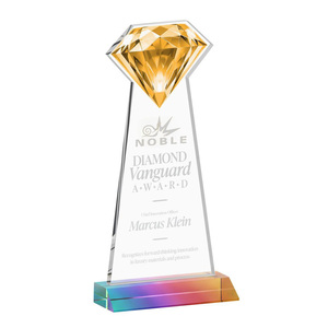Trofeo de Cristal Personalizado con Logotipo Grabado, Premio Noble Diamond <span class=keywords><strong>Vanguard</strong></span>, para Reconocimiento de Innovación Corporativa - Product Image 3