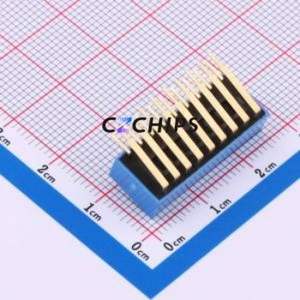 DA-9-B-T DIP Switch Through hole Component (THT),P=2.54mm Switch Piano Key Single Pole Single Throw 9-Bit 2.54mm - Product Image 2