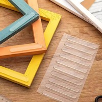 Bandes adhésives transparentes anti-choc pour portes d'armoires, petites, réduisant le bruit, pour chaises, empêchent l'écoullement des meubles et des tiroirs