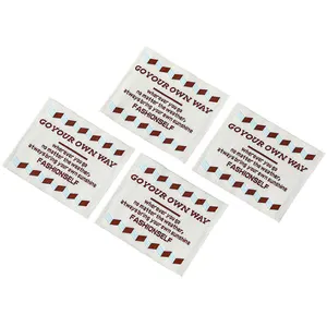 Özel özel yüksek yoğunluklu damask lüks şerit polyester 3d baskılı etiket bez konfeksiyon saç ekleme peruk dokuma etiketler