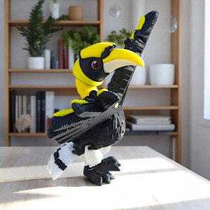 <span class=keywords><strong>Figurine</strong></span> mobile pour enfants <span class=keywords><strong>de</strong></span> jouet <span class=keywords><strong>de</strong></span> perroquet imprimé en 3D le plus vendu avec le cadeau et la statue uniques <span class=keywords><strong>de</strong></span> grand bec - Product Image 5