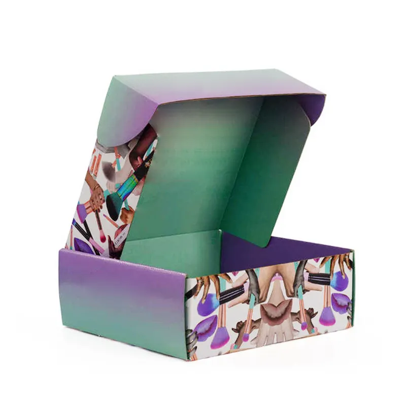 Caja de envío de calzado corrugado con logotipo personalizado ecológico, caja de embalaje de ropa interior