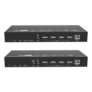 DQINFOS 100M 4K60 Hdbt 3.0 Metal Video <strong>Transmitter</strong> <strong>Receiver</strong> Supports Bidirectional 24V POC - Product Image 4
