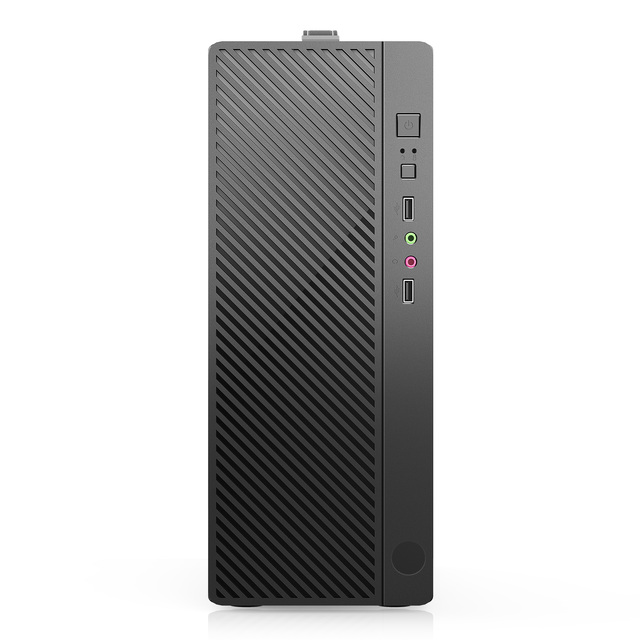 Portable Mid Tower Micro ATX PC Case with Handle Mesh Front Panel High Airflow Desktop Chassis Wholesale Gaming Computer Cabinet