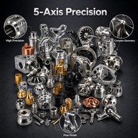 Pièces en aluminium usinées CNC sur mesure à 5 axes avec tolérances strictes pour équipements de précision et production de prototypes