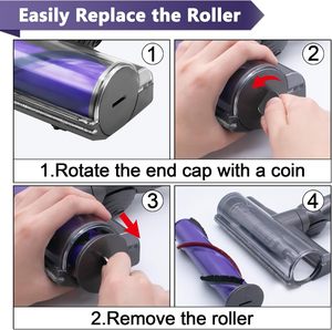 Tête électrique à dégagement rapide pour tapis de sol en bois dur pour Dysons <span class=keywords><strong>V6</strong></span> DC58 DC59 DC61 DC62 DC72 DC74 - Product Image 6