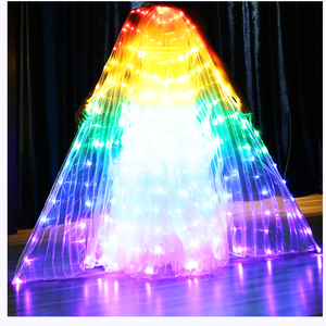 Thời trang ánh sáng lên cánh bướm với Kính thiên văn cực <span class=keywords><strong>LED</strong></span> đầy đủ màu sắc cho sân khấu múa bụng hiệu suất đạo cụ - Product Image 5