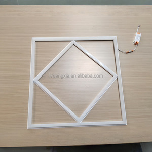 Panel de Luz <span class=keywords><strong>LED</strong></span> Cuadrado Empotrable 595 * 595mm, Luminaria Lineal de Marco Metálico para Empalme - Product Image 6