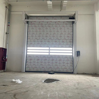 Puerta Rápida Industrial de Aluminio en Espiral, Personalizada de Fábrica, Turbo, de Alta Velocidad, para Almacenes, Logística y Talleres